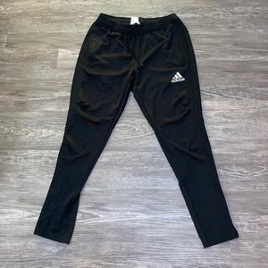 Black adidas joggers